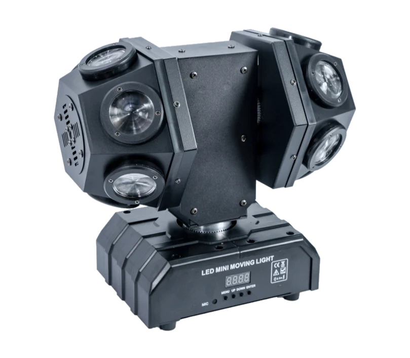 CABEZA MOVIL DOBLE X 6 FOCOS HS-068 MTE